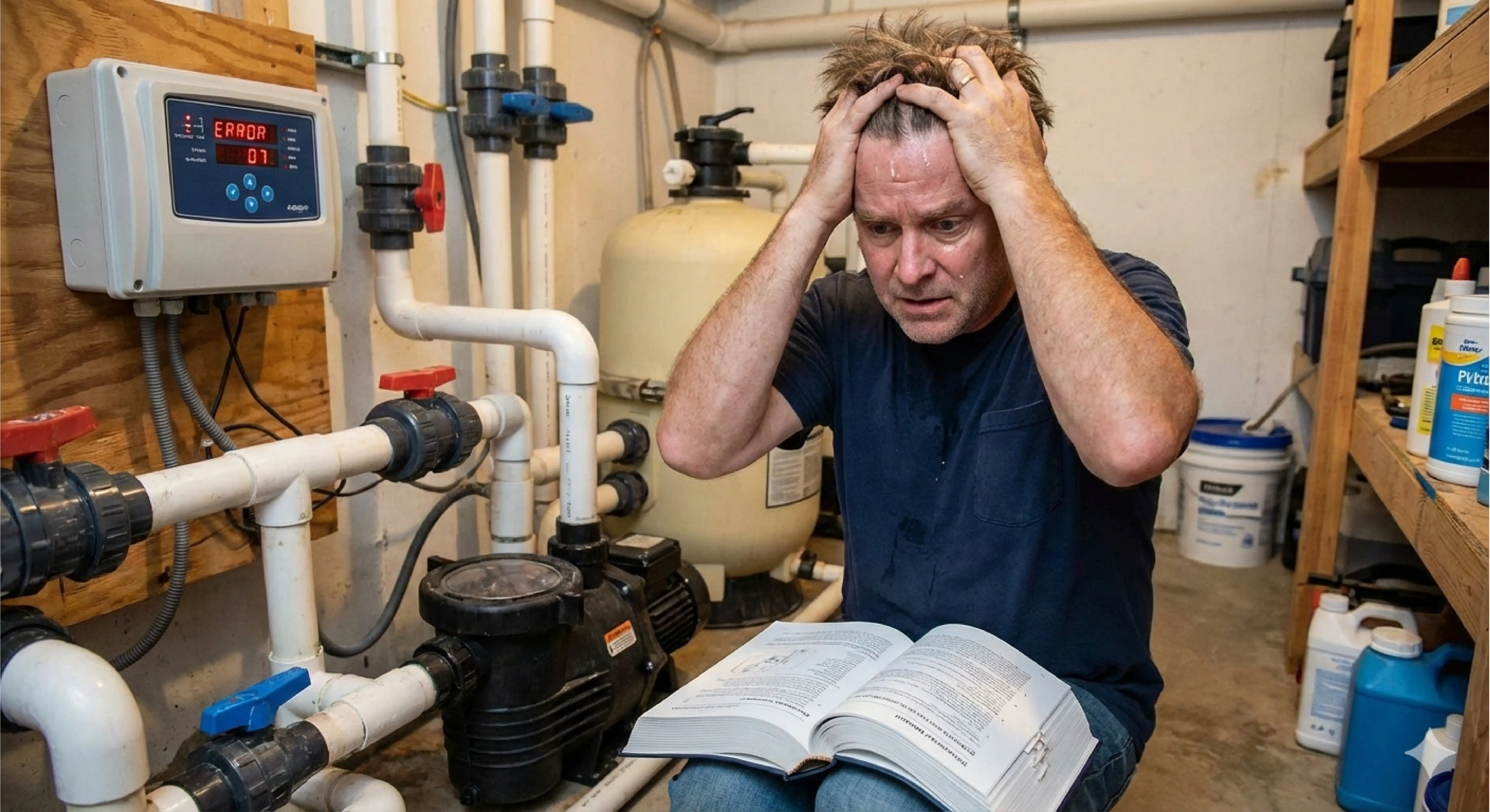 Vận hành bể bơi phức tạp sau vài năm sử dụng