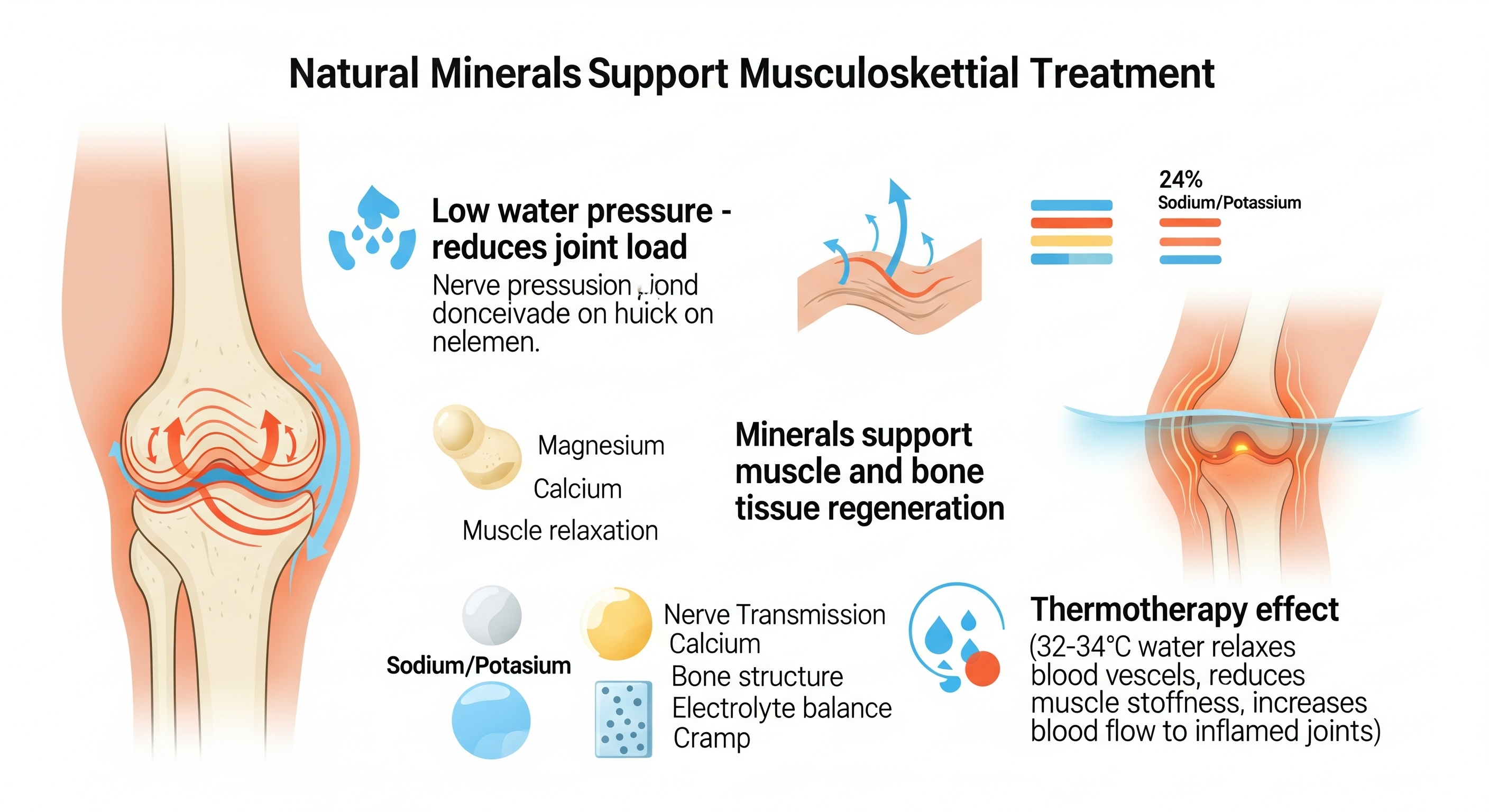 Khoáng chất tự nhiên hỗ trợ điều trị cơ – xương – khớp