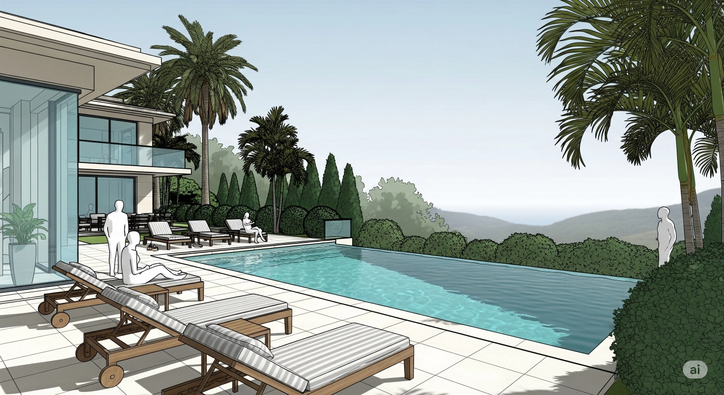 Thiết Kế Hồ Bơi Biệt Thự – 5 Nguyên Tắc Cần Biết Trước Khi Xây Dựng