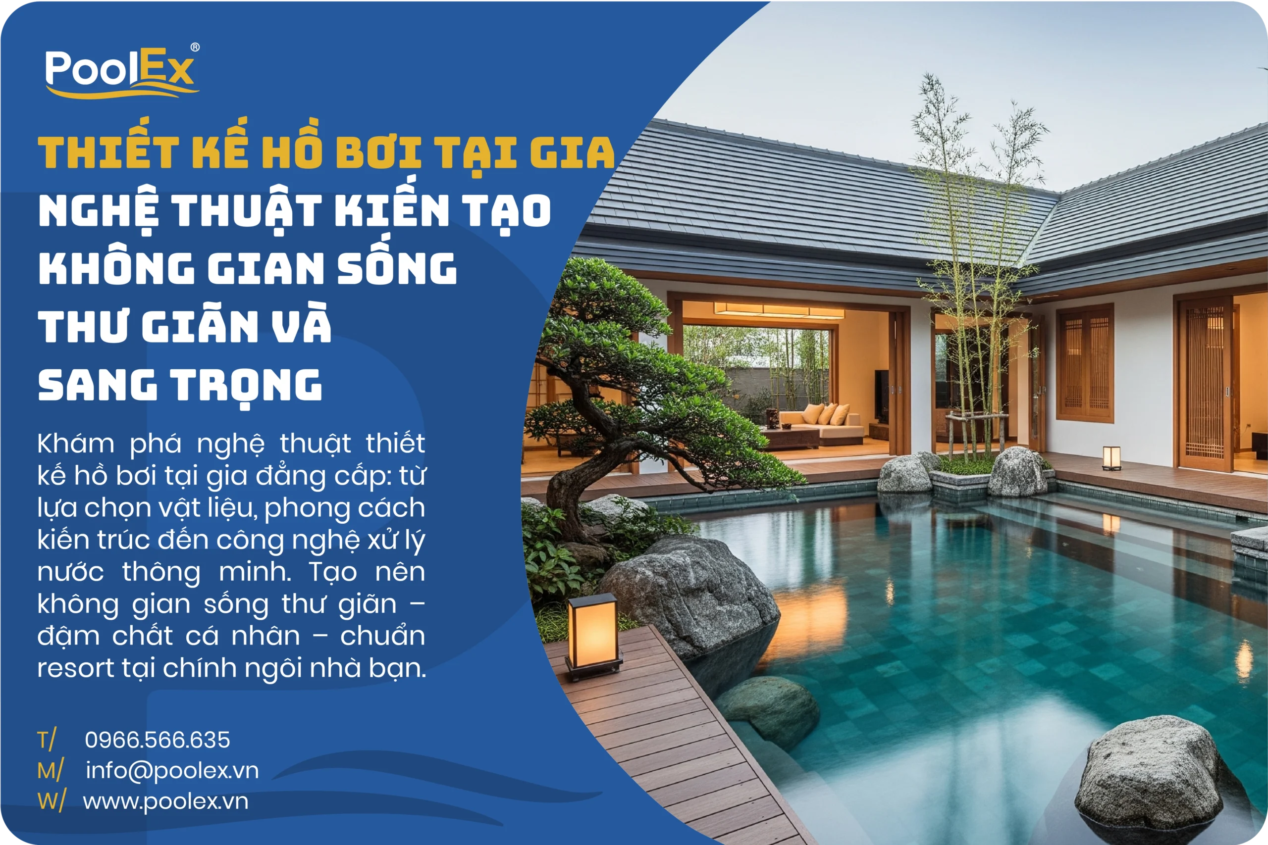 Thiết Kế Hồ Bơi Tại Gia – Nghệ Thuật Kiến Tạo Không Gian Sống Thư Giãn Và Sang Trọng