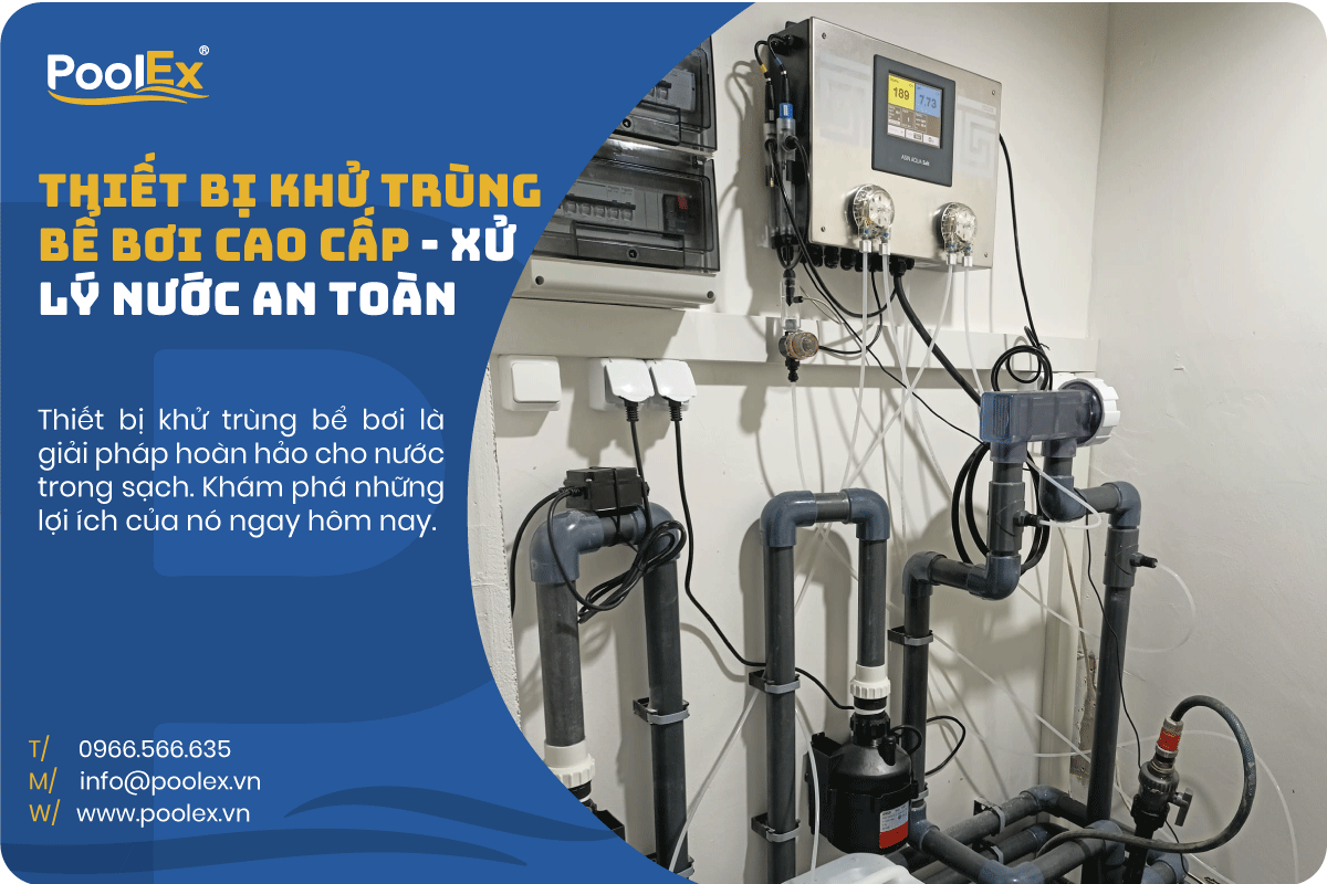 thiết bị khử trùng bể bơi