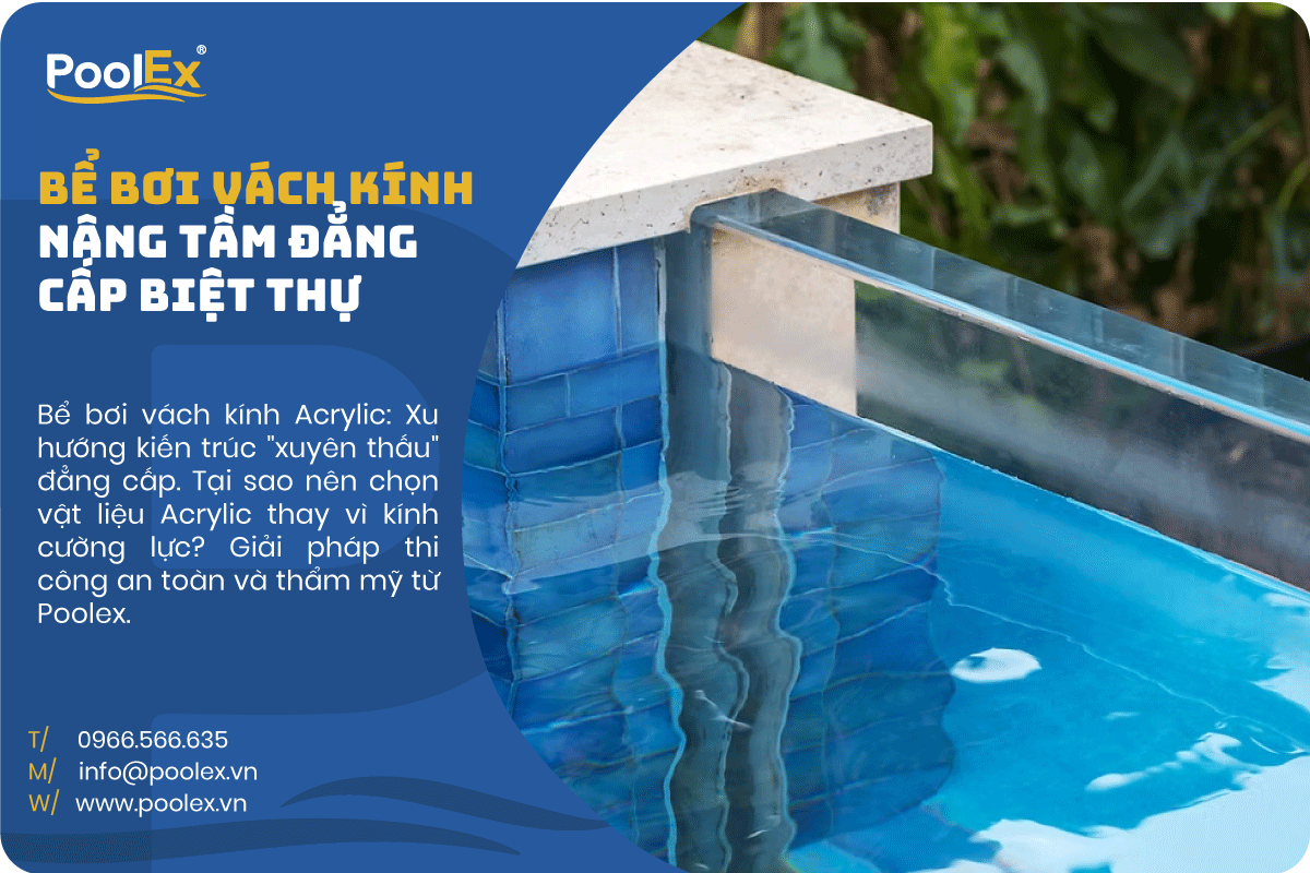 bể bơi vách kính