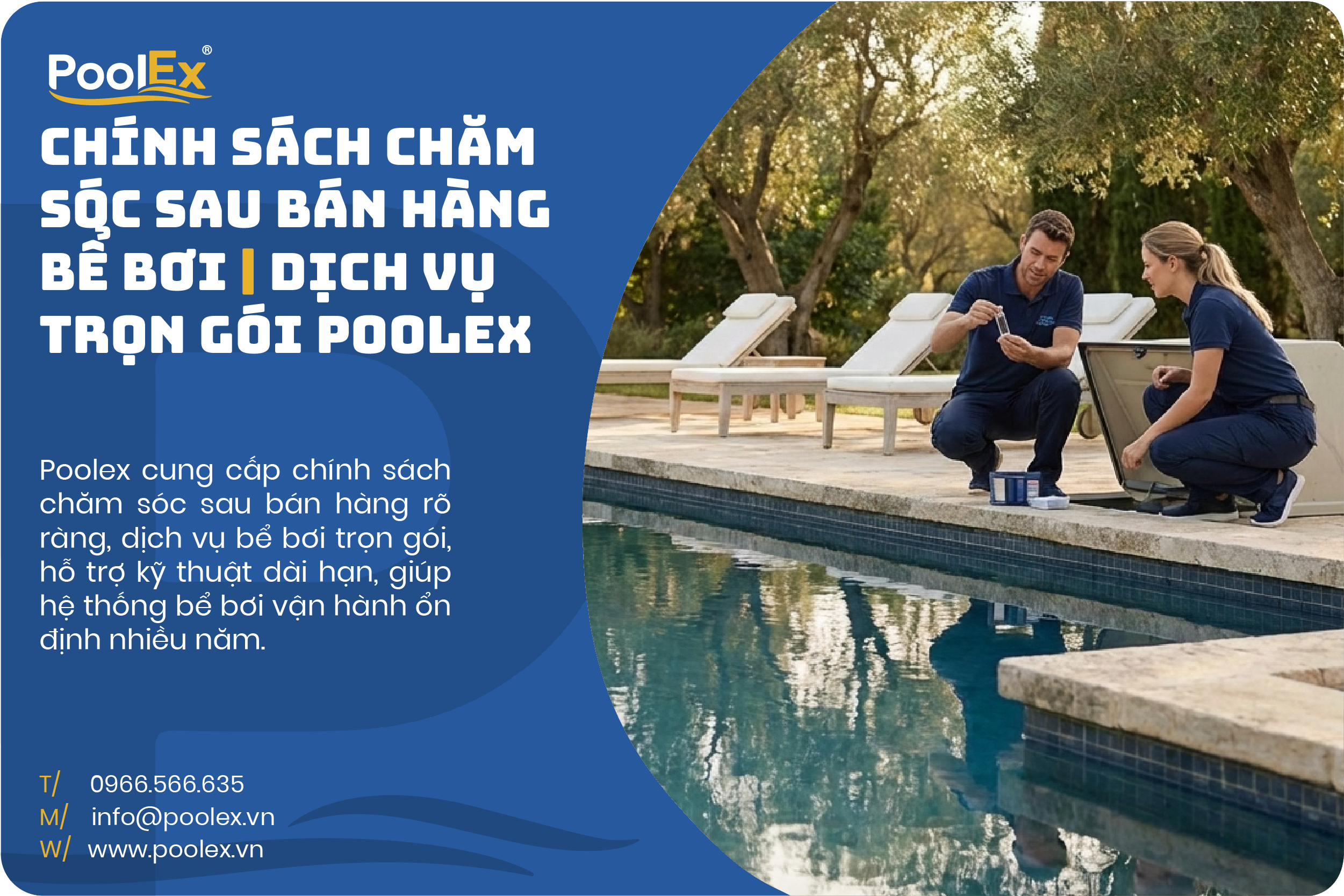 Tư vấn bể bơi công nghệ cao Poolex – giải pháp vận hành bền vững dài hạn