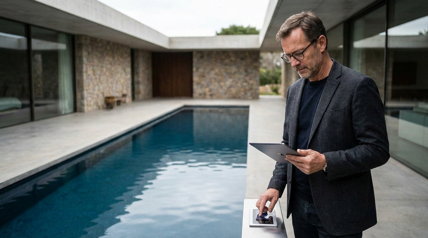 Chăm sóc và vận hành bể bơi dài hạn cho biệt thự cao cấp