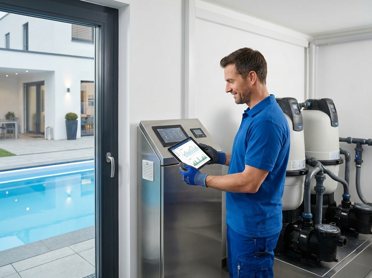 Kiểm tra và chăm sóc bể bơi chủ động theo quy trình kỹ thuật