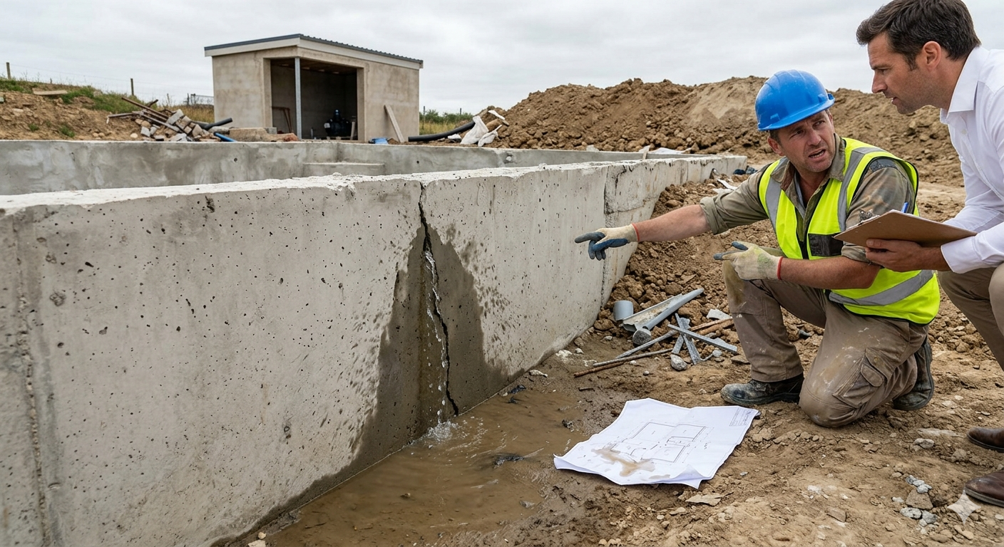nguyên nhân làm tăng chi phí hồ bơi do thiết kế sai và chống thấm kém)