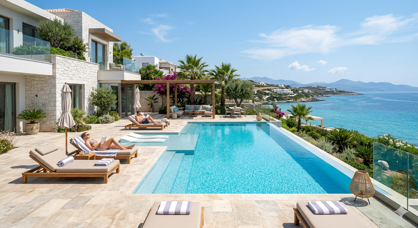 hoàn thiện bể bơi biệt thự đúng tiến độ thi công