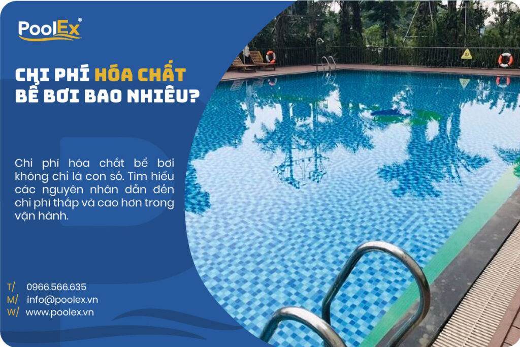 chi phí hóa chất bể bơi