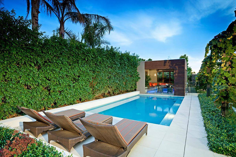 bể bơi sân vườn đẹp phong cách resort