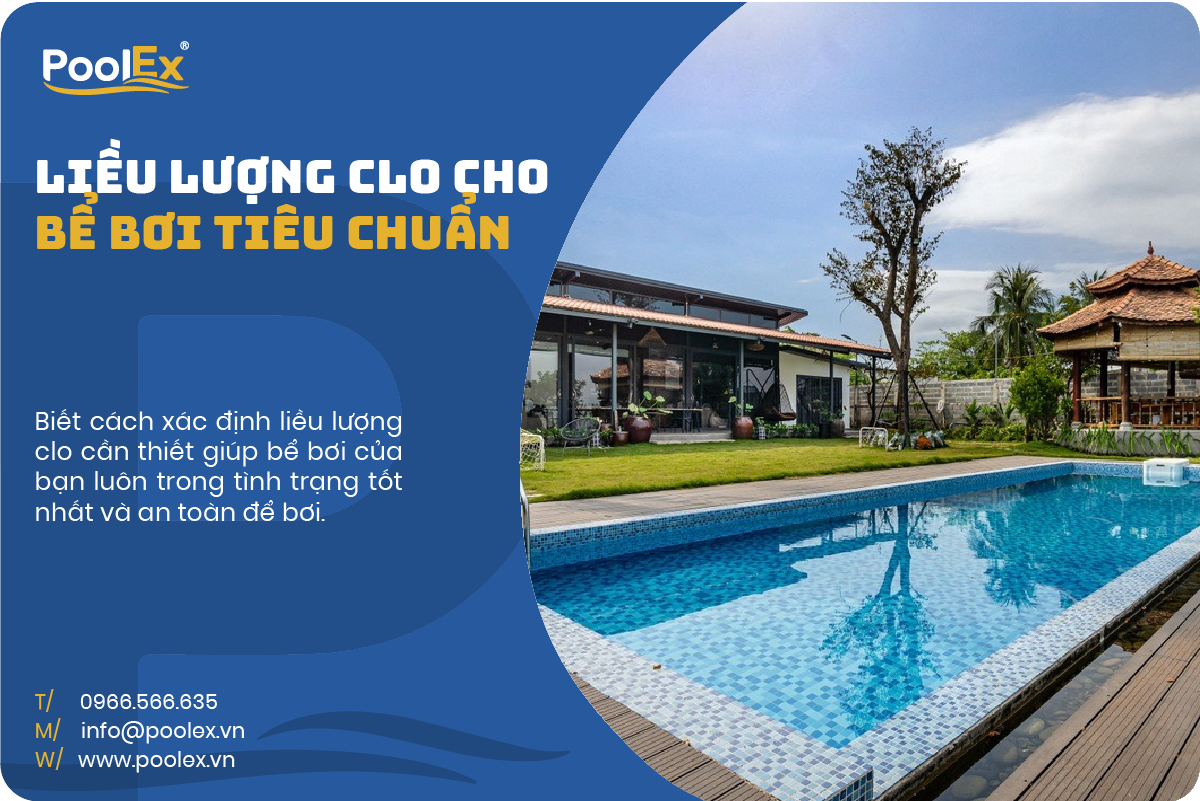 thumbnail liều lượng clo bể bơi tiêu chuẩn
