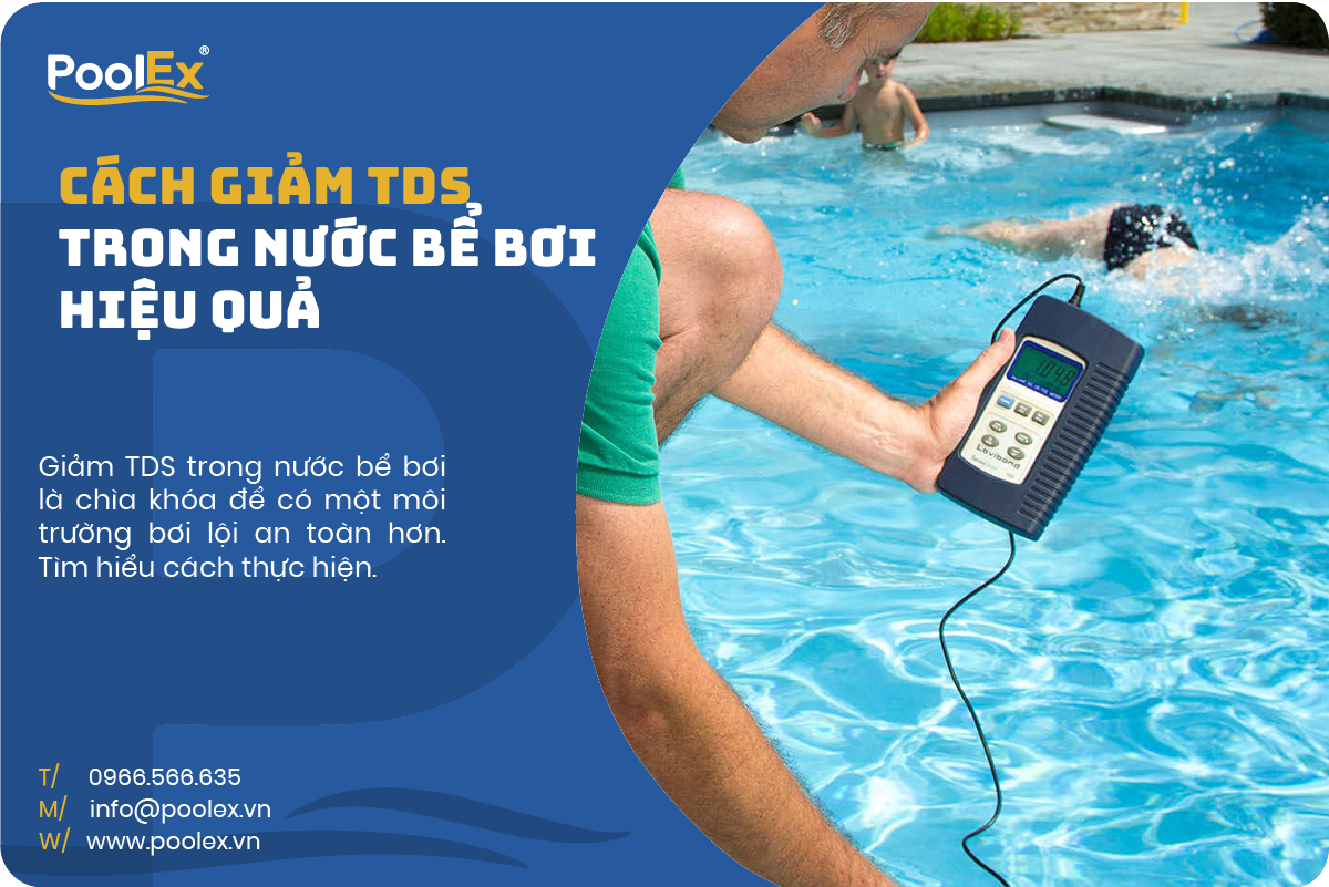 thumbnail cách giảm tds bể bơi
