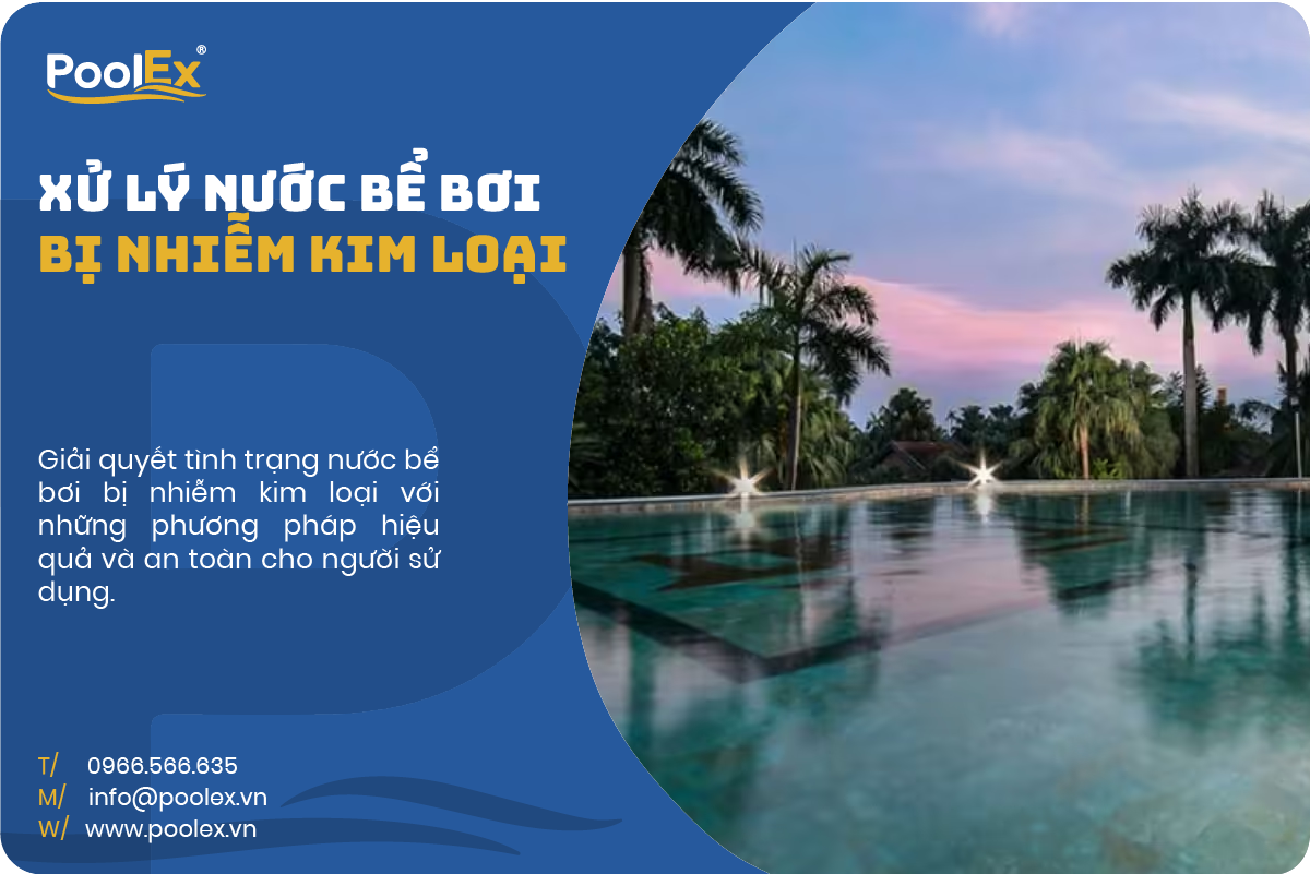 Thumbnail xử lý nước bể bơi bị nhiểm kim loai