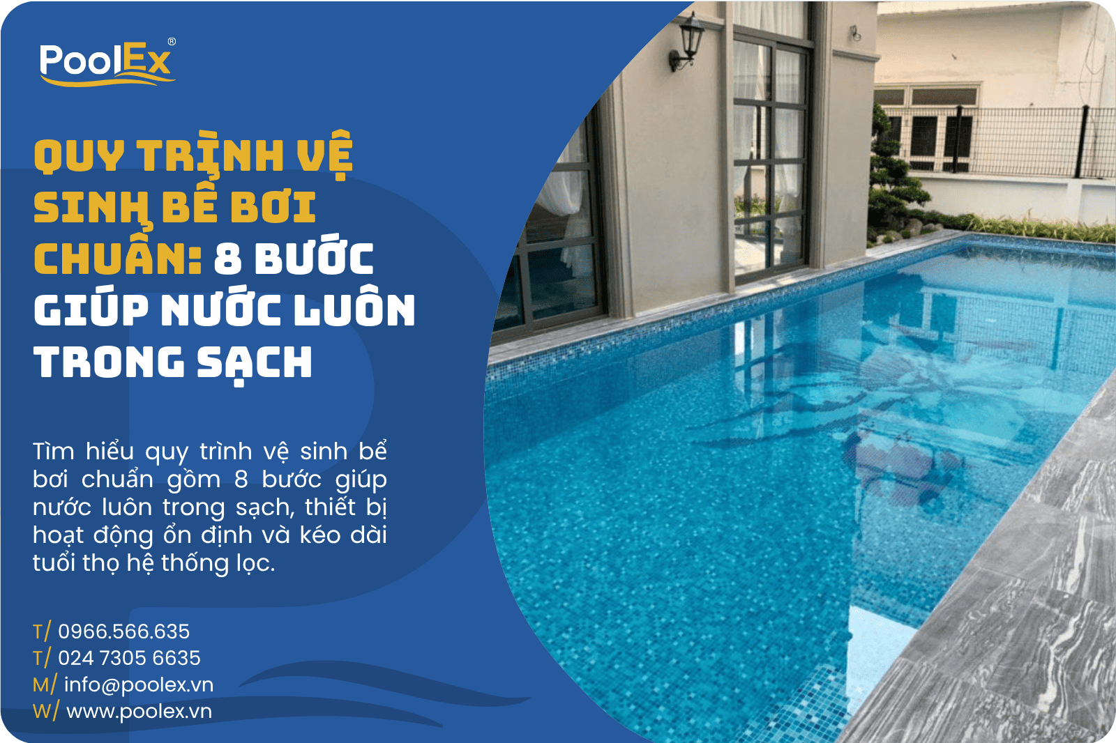 Thumbnail quy trình vệ sinh bể bơi chuẩn