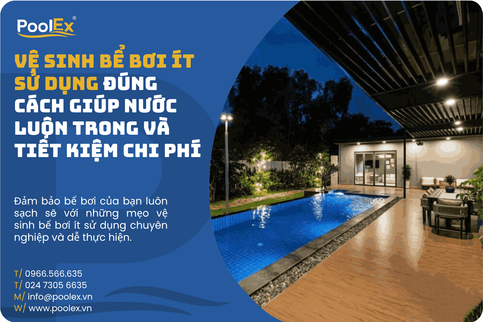 Thumbnail vệ sinh bể bơi ít sử dụng