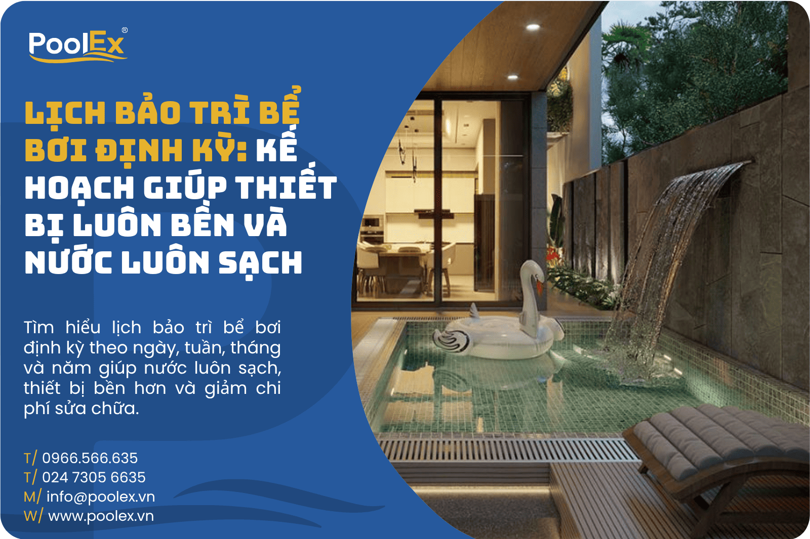 Thumbnail Lịch bảo trì bể bơi định kỳ