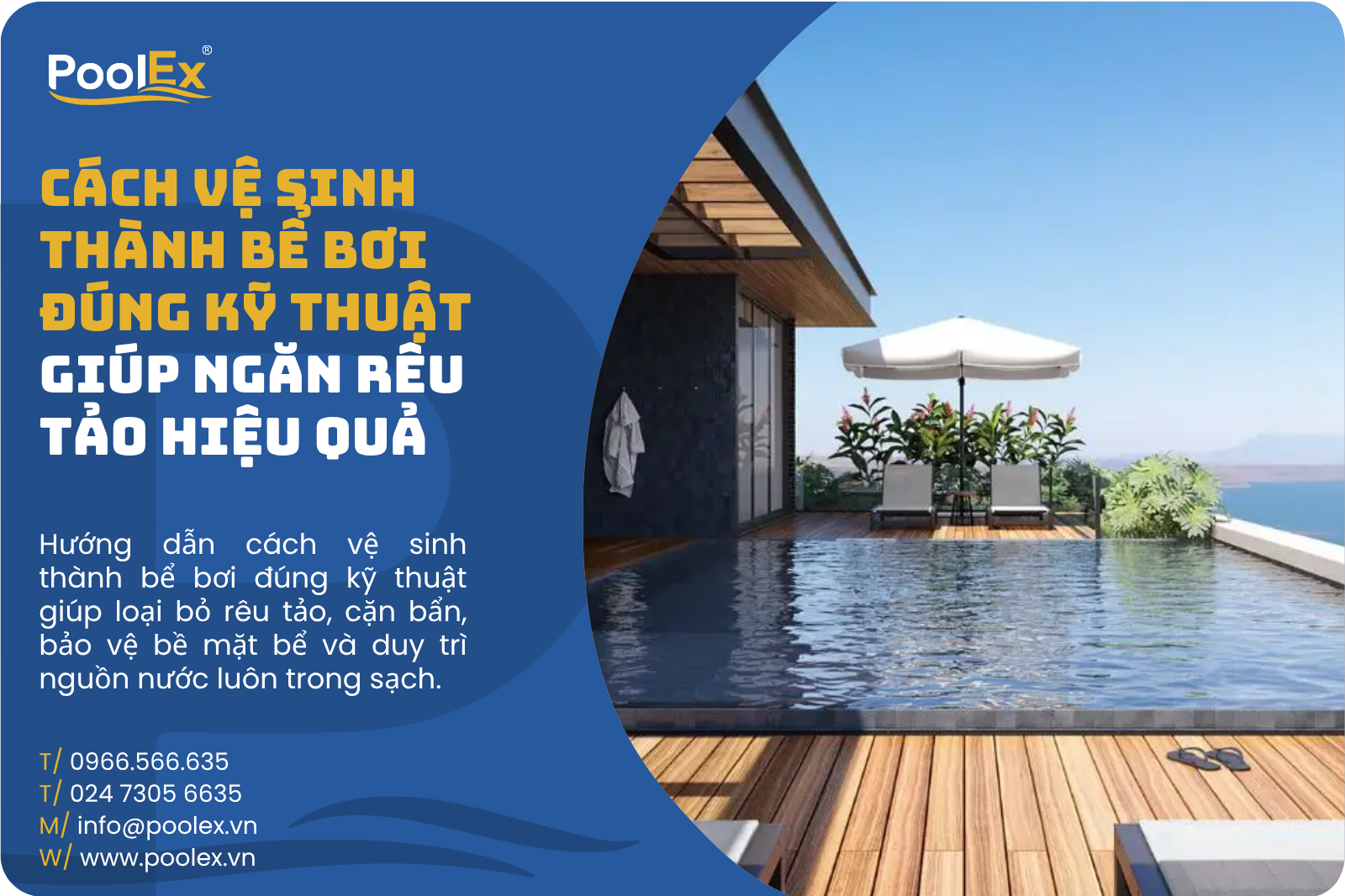 Thumbnail cách vệ sinh thành bể bơi đúng kỹ thuật