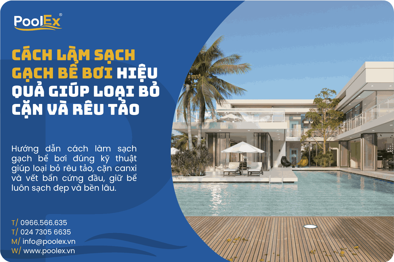 Thumbnail làm sạch gạch bể bơi