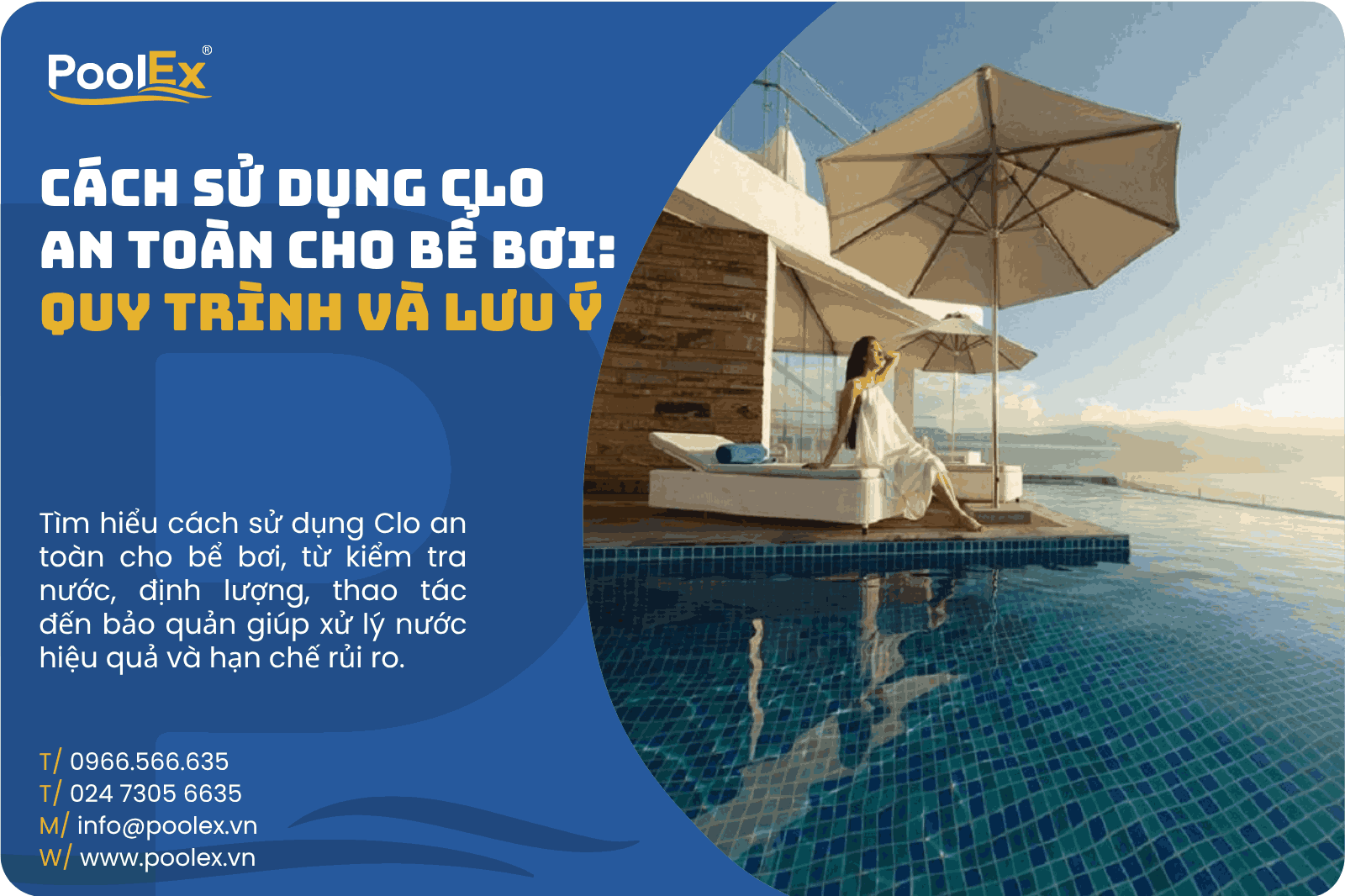 Thumbnail cách sử dụng clo an toàn