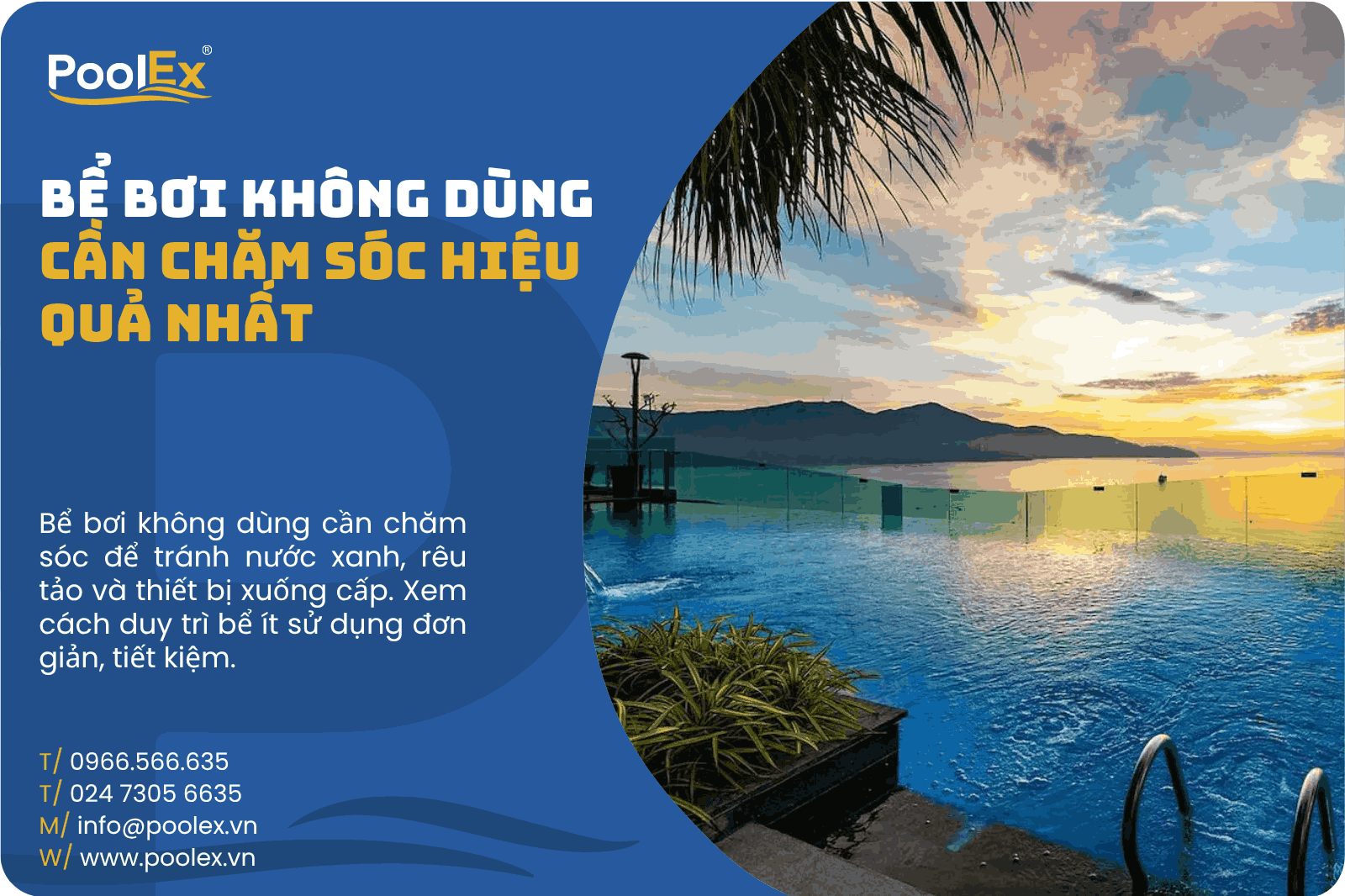Thumbnail bể bơi không dùng cần chăm sóc hiệu quả nhất