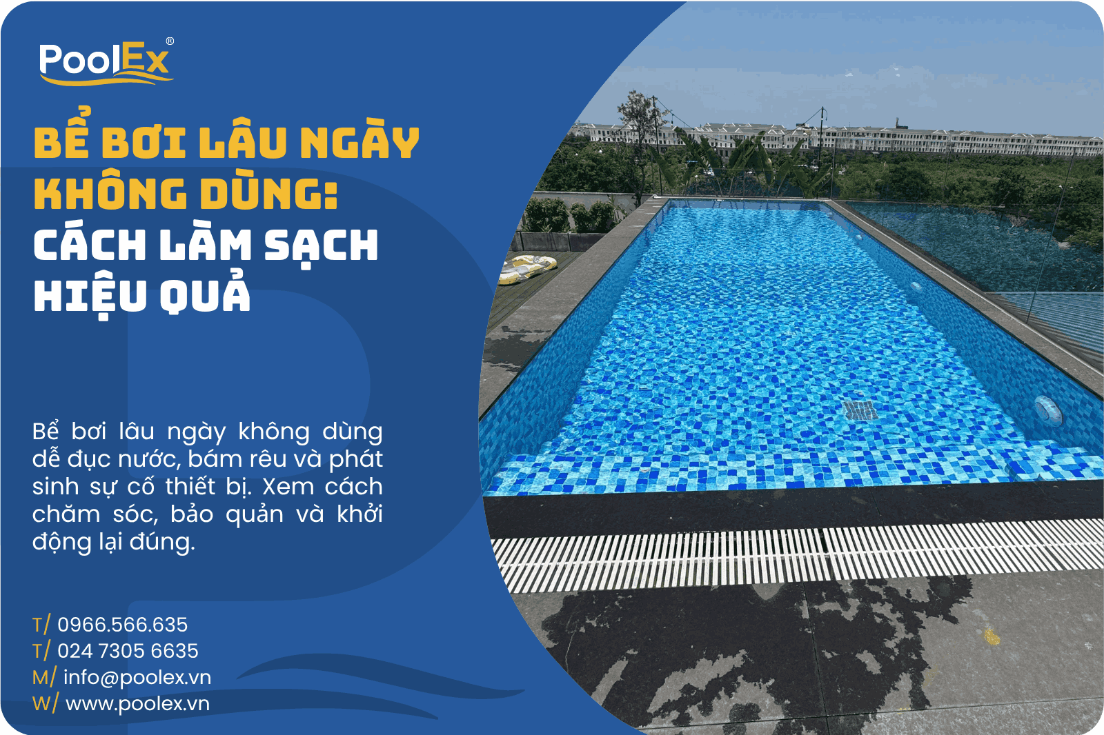 Thumbnail bể bơi lâu ngày không sử dụng