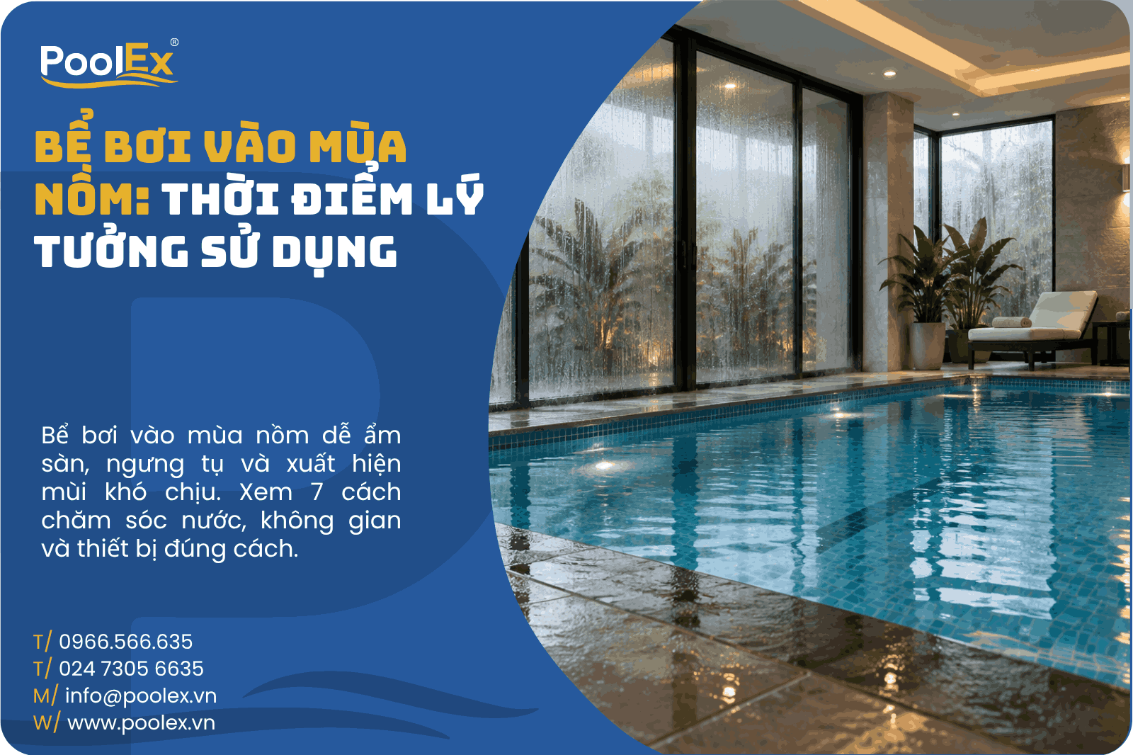 Thumbnail bể bơi vào mùa nồm ẩm