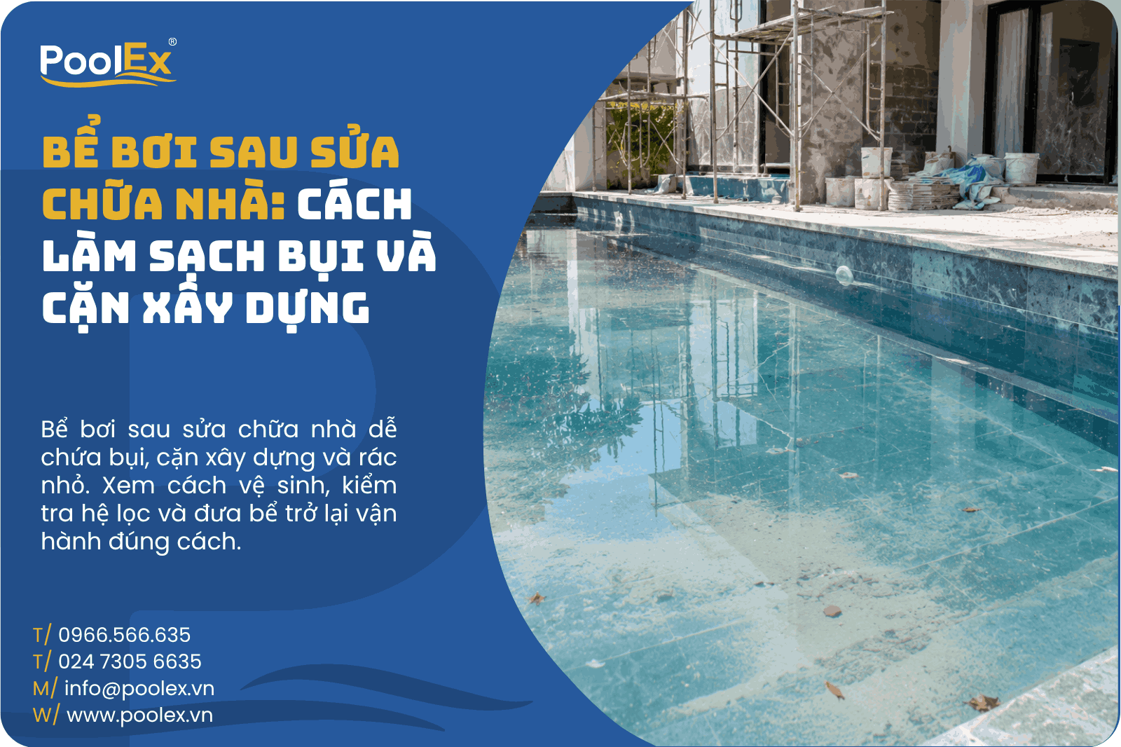 Thumbnail bể bơi sau sữa chữa nhà
